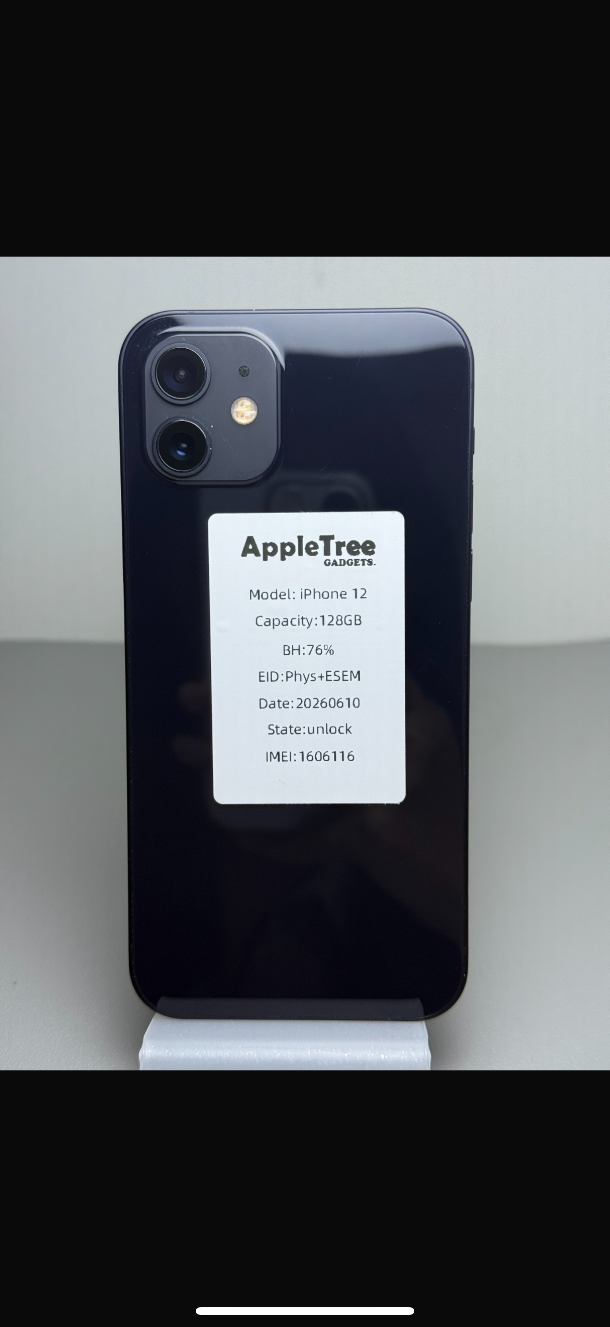 AppleTree iPhone 12 128GB black
